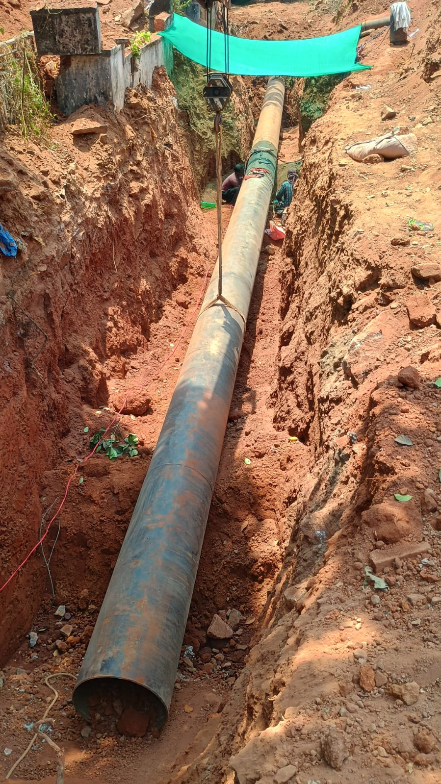 Water Supply Pipe Line Installation